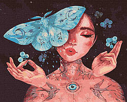 Картина за номерами - Дотик метелика