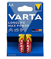 VARTA Батарейка LONGLIFE MAX POWER щелочная AA блистер, 2 шт. Baumar - Время Покупать