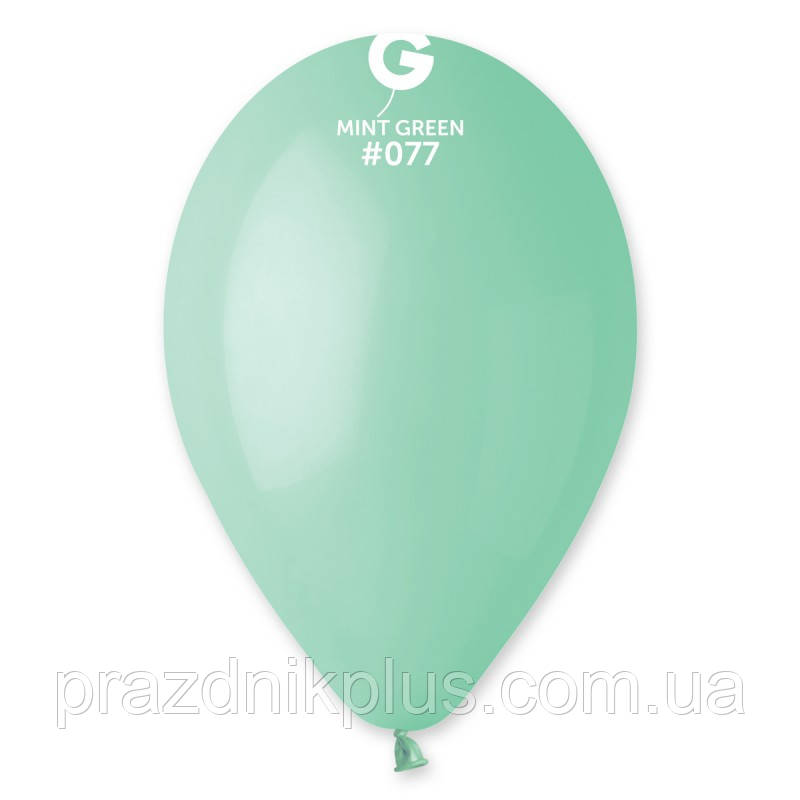 Кулі повітряні м'ятні 10"(25 см) пастель Gemar G90-077
