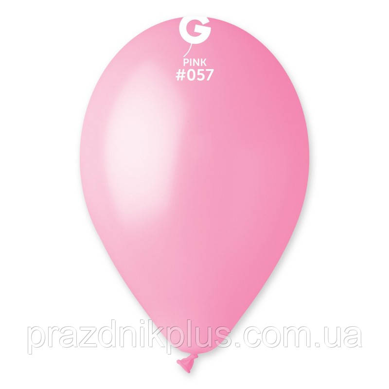 Кулі повітряні світло-рожеві 10"(25 см) пастель Gemar G90-057