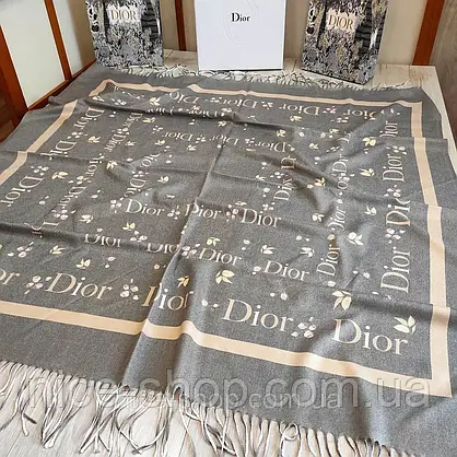 Хустка D.i.o.r. кашемір із бахромою, фото 6
