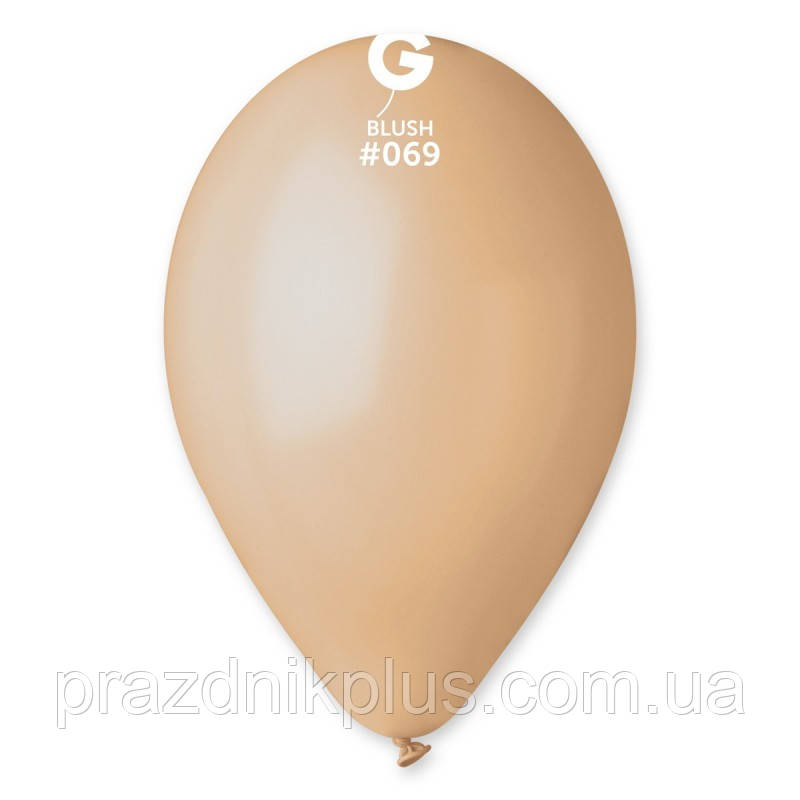 Кулі повітряні тілеснi 10"(25 см) пастель Gemar G90-069