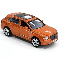 Автомодель металлическая TechnoDrive Bentley Bentayga оранжевая, 250266