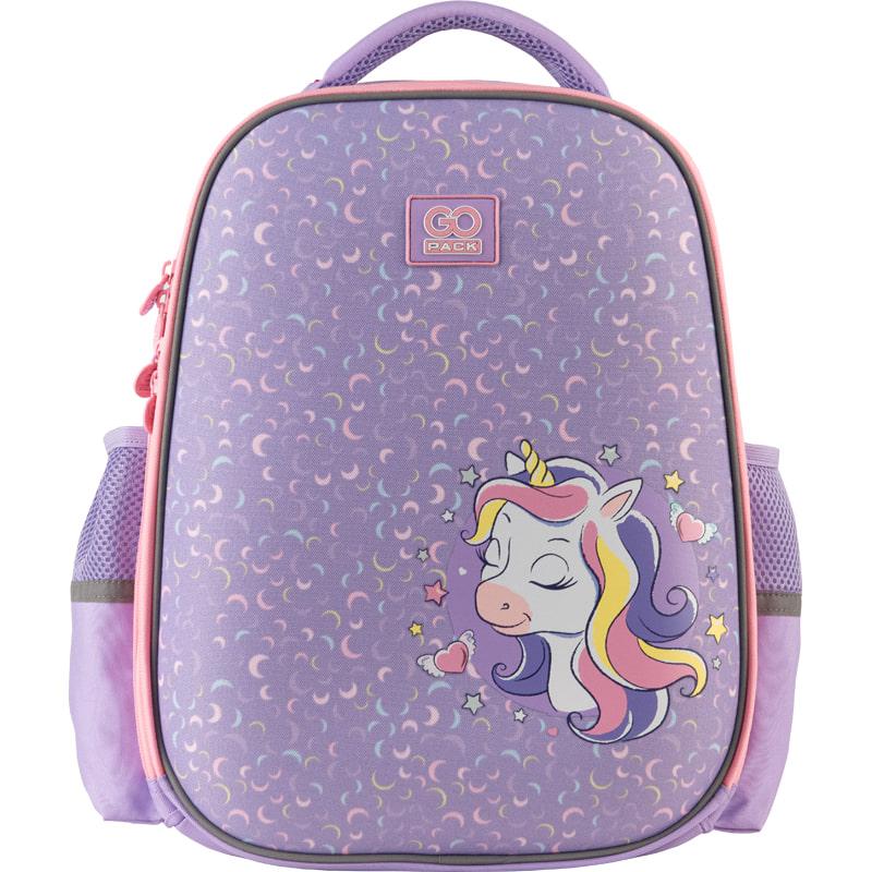 Рюкзак (ранець) GoPack шкільний каркасний мод 165 GO23-165M-3 Cute unicorn, фото 1