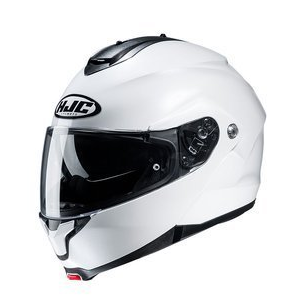 Мотошолом HJC C91 Metal білий глянець, фото 1
