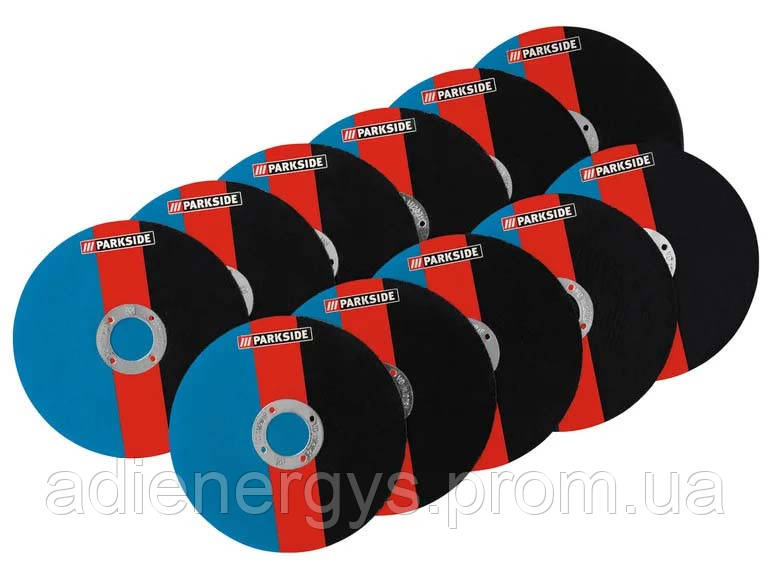 Parkside Набір відрізних дисків по металу ø125мм для болгарок кутових шліфувальних машин 11шт