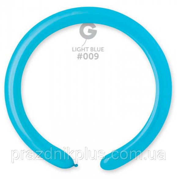 Кулі повітряні для моделювання блакитні ШДМ260 (5x140 см) пастель Gemar D4-009