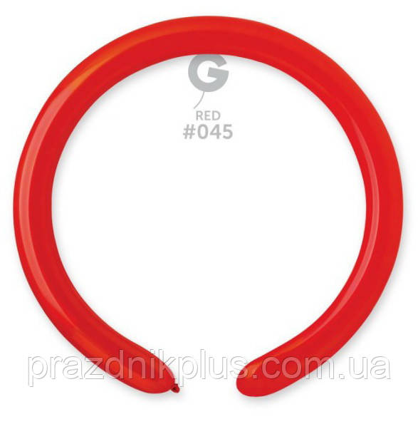 Кулі повітряні для моделювання червоні ШДМ260 (5x140 см) пастель Gemar D4-045