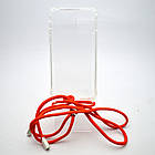 Чохол накладка TPU Cord зі шнурком для iPhone 11 Red, фото 2