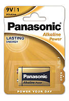 Panasonic Батарейка ALKALINE POWER щелочная 6LF22(6LR61, MN1604, MX1604, Крона) блистер, 1 шт. Baumar - Время