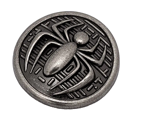 Прикраса КОНЧО 30мм СК-096 колір старе срібло