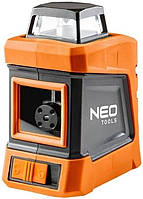 Neo Tools Нивелир лазерный, до 15м, ±0.03мм/м, 360° по вертикали, с футляром и штативом 1.5м, IP54 Baumar -