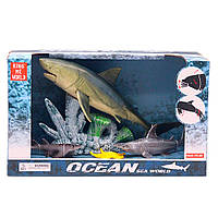 Игровая фигурка морские King me world животные Акулы 3шт, 5502-2