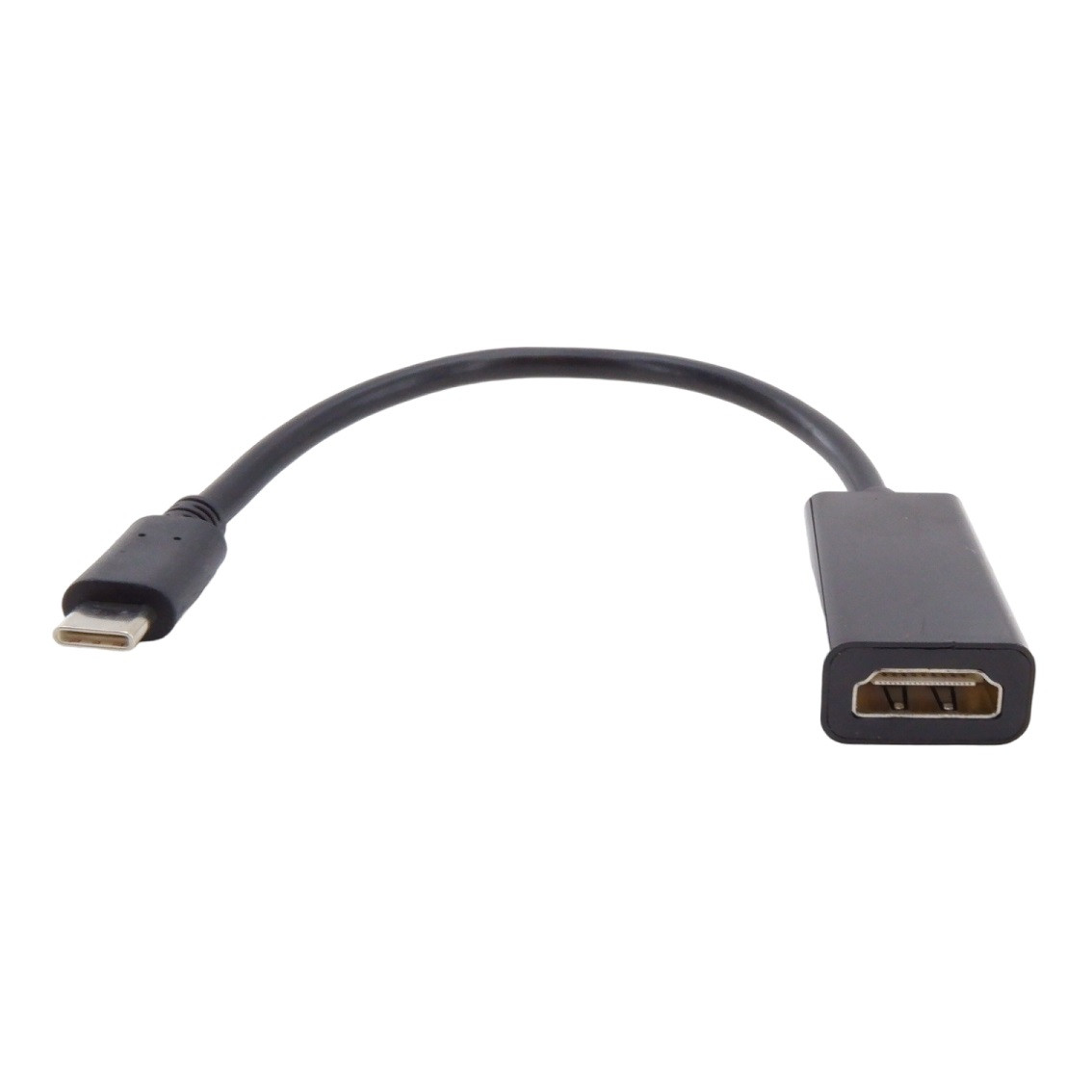 Перехідник Type-C to HDMI чорний, Адаптер-перехідник USB Type-C на HDMI