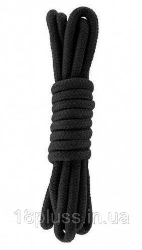 Мотузка для бондажу Bondage Rope 3 м Black