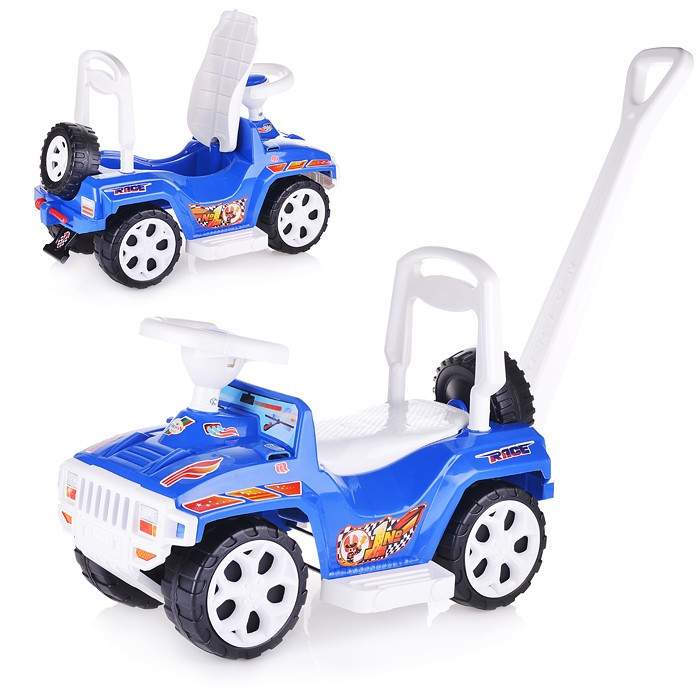 Каталка-толокар Оріончик з ручкою, синя 85*41.5*75см, Оріон, 856СІН