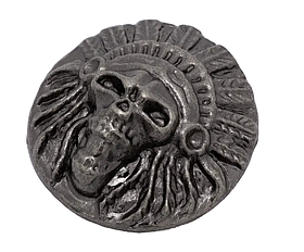 Прикраса КОНЧО 35мм СК-123 колір старе срібло