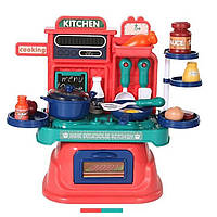 Кухня игровая Bambi стол, плита, посуда, продукты, 27 предметов, 8056WB