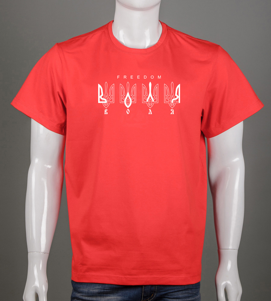 Футболка батал Воля Червоний 2307б, 3XL (1 шт.)
