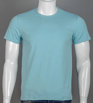 Футболка 100% Х/Б Однотонна Електрик 4300 м, L (1 шт.)