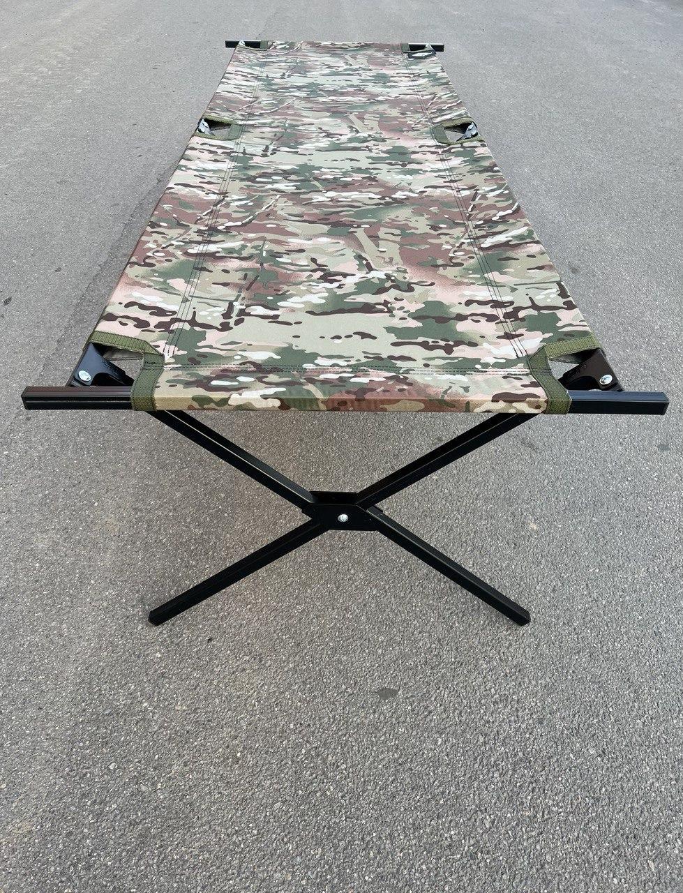Розкладачка 197×64×49 см посилена до 200кг. Мультикам, фото 1