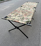 Розкладачка 197×64×49 см посилена до 200кг. Мультикам, фото 8