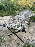 Розкладачка 197×64×49 см посилена до 200кг. Мультикам, фото 10