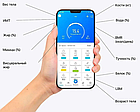 ОПТОМ Підлогові електронні розумні фітнес ваги  до 180 кг платформні з РК-дисплеєм Bluetooth смарт ваги з дода, фото 7