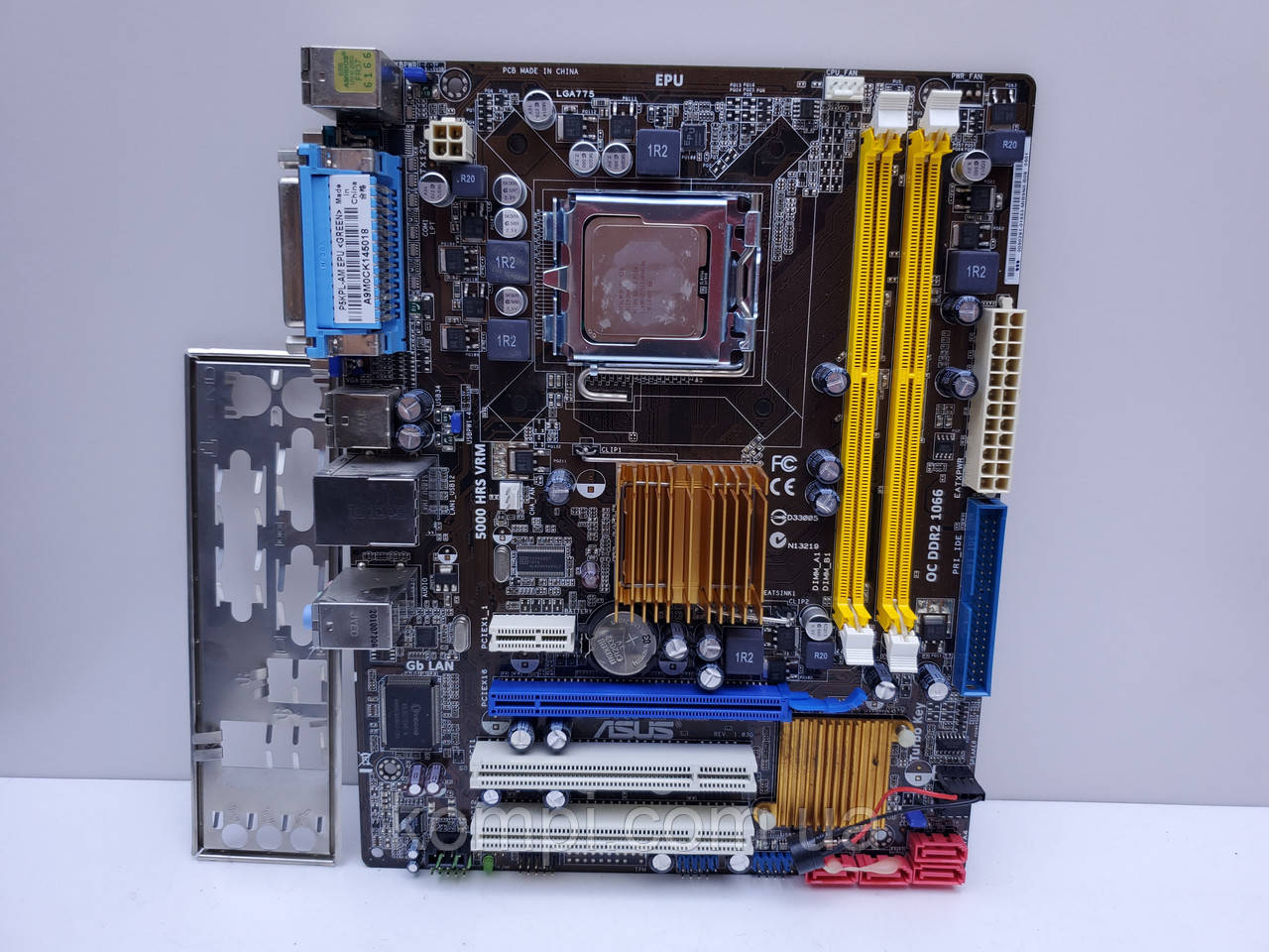 Материнська плата ASUS P5KPL-AM  s775/Quad DDR2