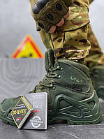 Летняя армейская обувь, ботинки армейские летние облегчен Lowa, берцы тактические военные цвет хаки