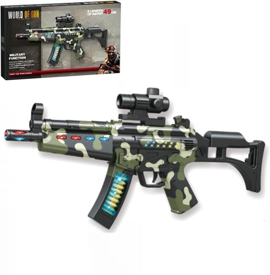 Автомат зі світловими та звуковими ефектами "World of gun" арт. 804-1