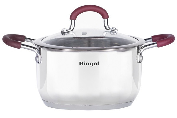 Каструля RINGEL Ingrid 18 см (2.3 л) з кришкою (RG-2001-18) TZP132
