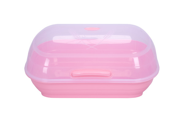 Хлібниця VIOLET HOUSE 0720 PINK 40×27×48 см із кришкою TZP132, фото 1