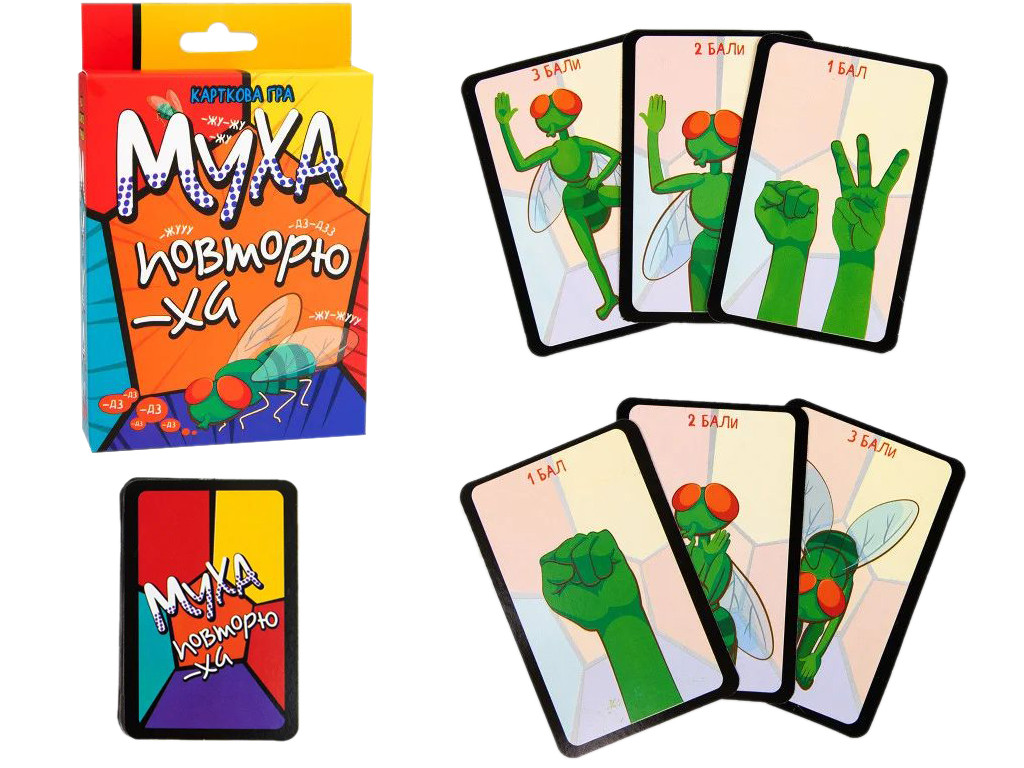 Настільна гра Стратег Муха-повторюха розважальна українською мовою, 30380