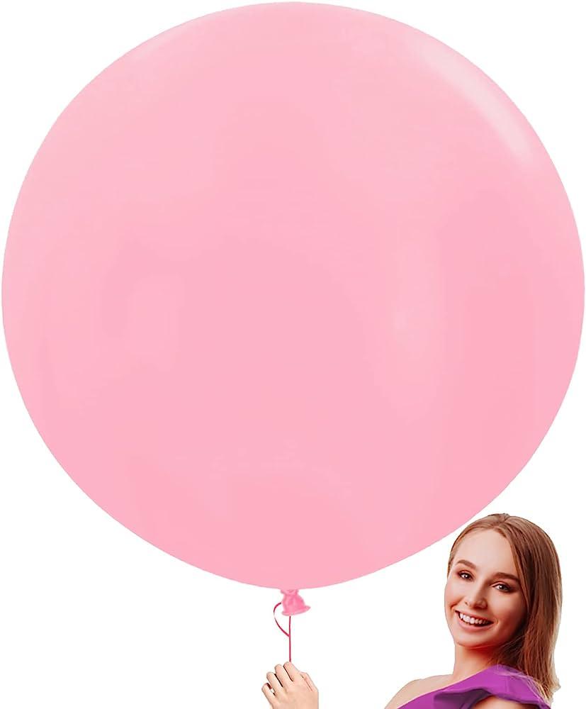 Велика Повітряна Куля Latex Balloon 36 дюймів 90 см Рожевий Пастельний (00429)