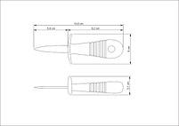 Ніж TRAMONTINA Utilita 25684/100 для устриць індивідуальна упаковка, фото 2