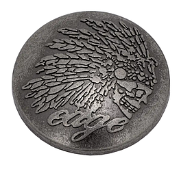 Прикраса КОНЧО 28мм СК-129 колір старе срібло