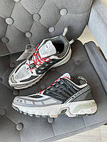 Чоловічі кросівки Salomon Acs Pro Adv Grey Black (біло-сірі з чорним) гарні спортивні демісезонні SLM01 cross