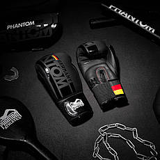 Боксерські рукавиці Phantom Germany Black 16 унцій, фото 6