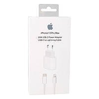 Сетевое Зарядное Устройство PD 20W iPhone 13 Pro Max 3.0A Цвет Белый