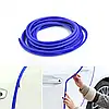 Молдинг стрічка на кромку дверей (синя) 5 М х10 мм, фото 2