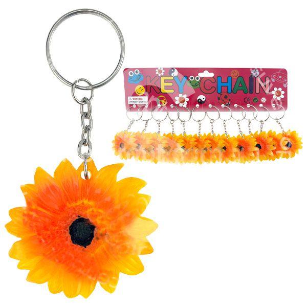 Брелок на ключі оригінальний Соняшник 12 шт, фото 1