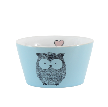 Салатник/Піала Limited Edition OWL FUNNY 480 мл/ синій (HTK-016) TZP146