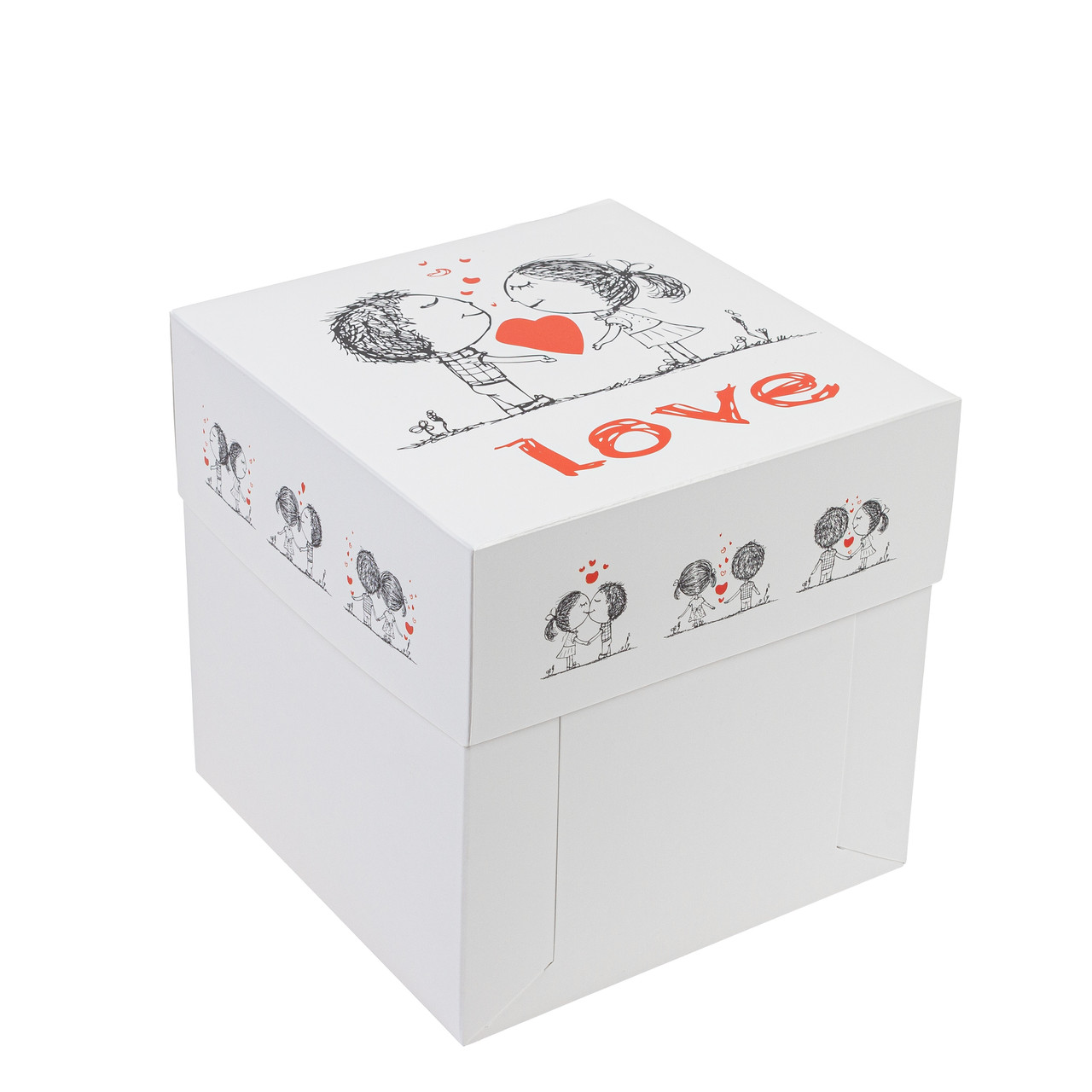 Подарункова коробка 160х160х160 "Love is.."
