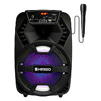 Беспроводная портативная колонка KIMISO QS-4808 | Радио бумбокс Speaker USB 1500mA, Bluetooth, микрофон,