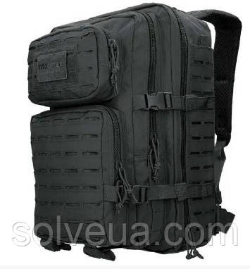 Тактичний рюкзак Mil-Tec assault laser cut 36л. Black 14002702.solve