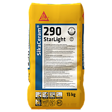 SikaCeram®-290 StarLight Еластичний клей для плитки 15 кг, Легкий наповнювач, Зменшена витрата