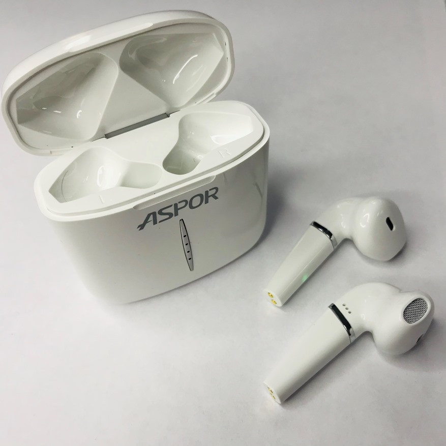 Bluetooth навушники Aspor A605- білий, фото 1