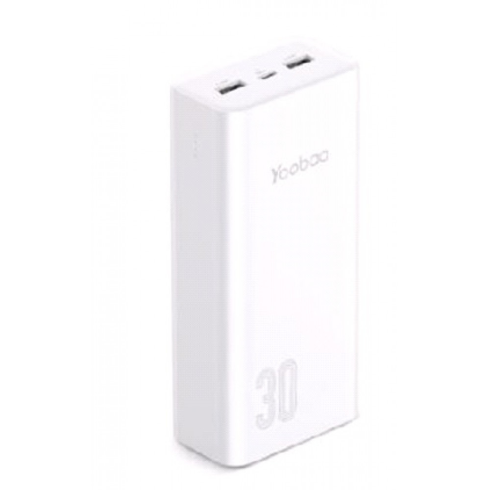 Power Bank Yoobao C30 30000 mAh White - фото 1 - id-p1886171039