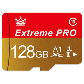 MicroSD Карта пам'яті Extreme Pro 128Gb Class 10 + SD-адаптер